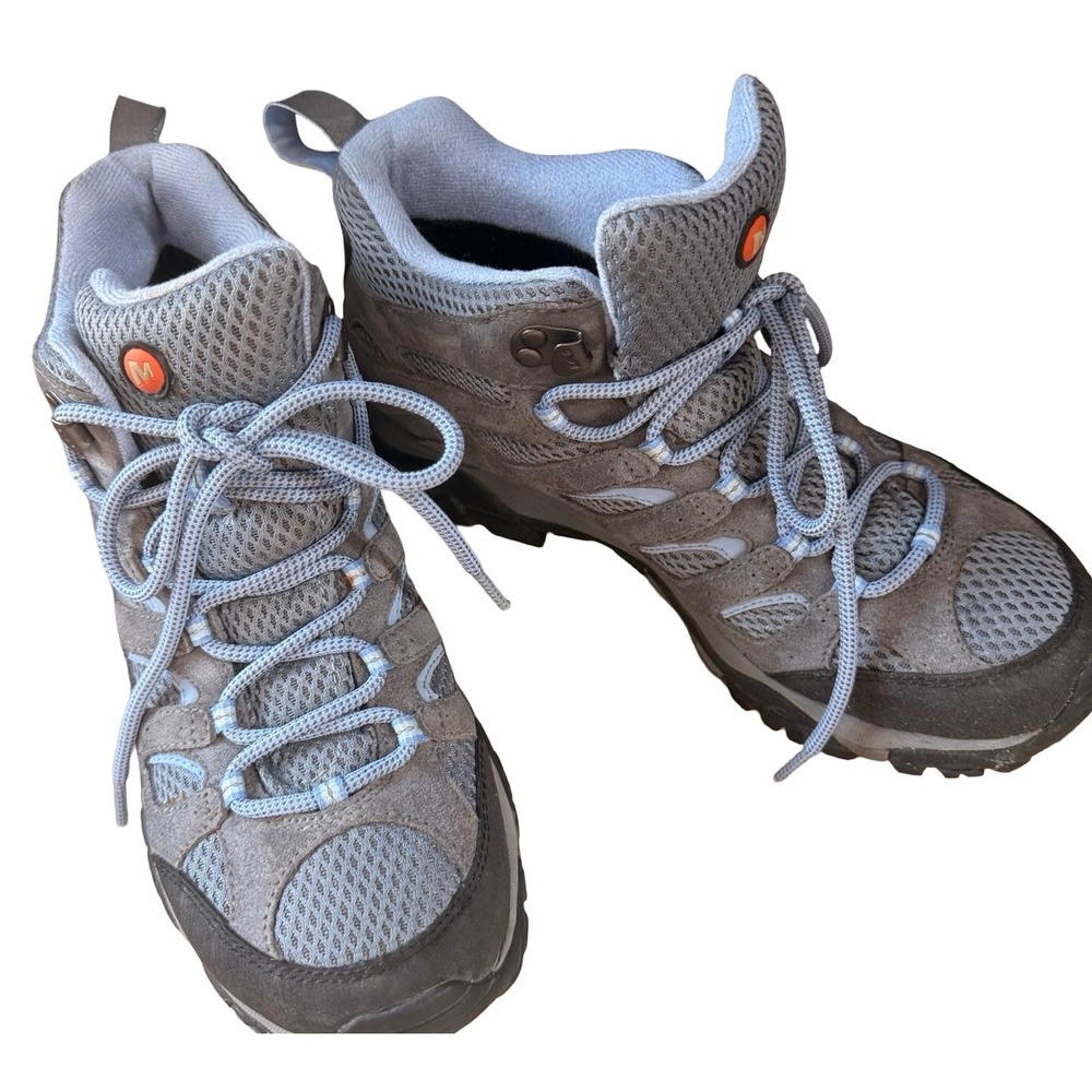 Women’s Gray Hiking Boots - Lightweight Trail Sneakers